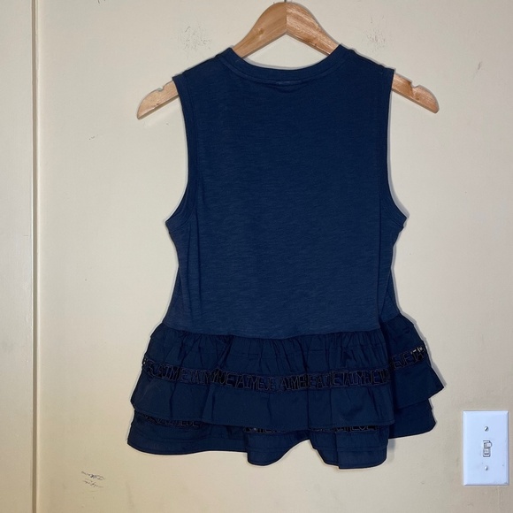 Blouse with ruffle logo - Picture 2 of 10